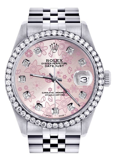 montre rolex diamant femme